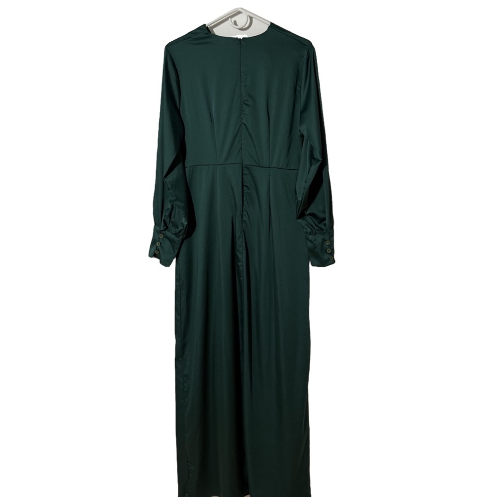 Annah Hariri Elegant Green Maxi Dress, Size 12 - Picture 2 of 3